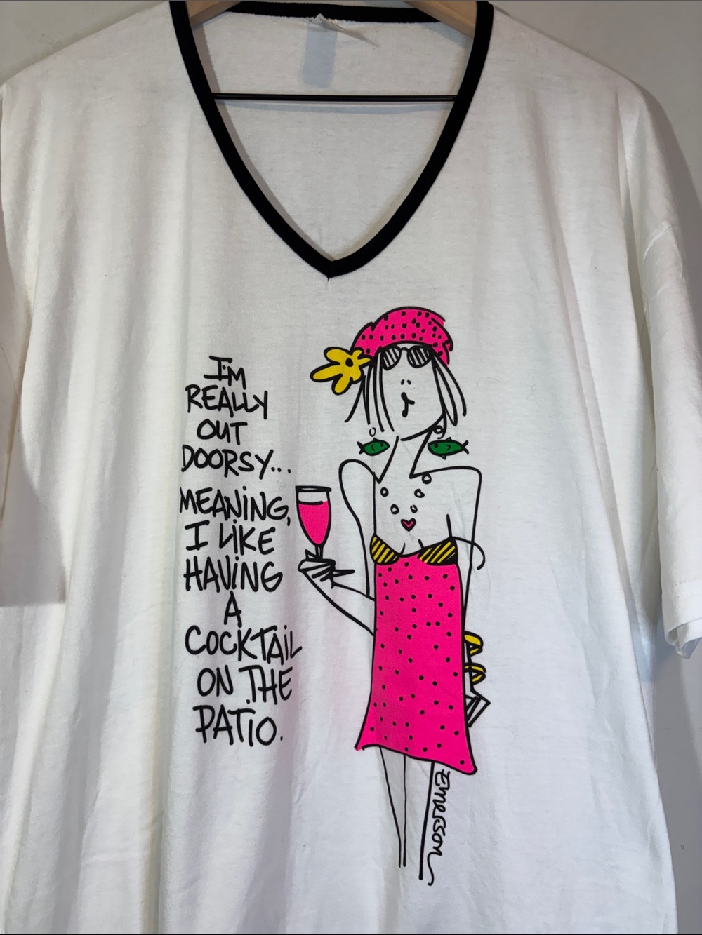 Emerson Street Clothing Co. Cocktail on the Patio Oversized Mumu Style Sleep Tee